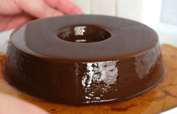 Pudim de chocolate